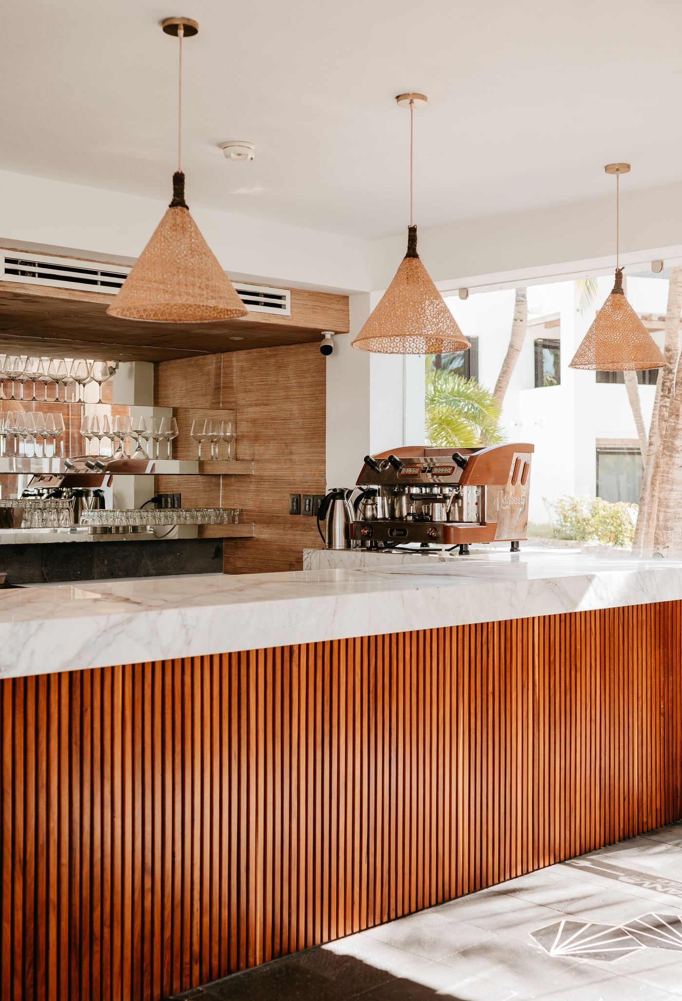 La barra de café de la mañana